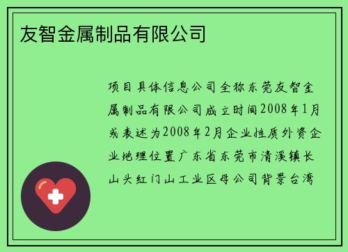 友智金属制品有限公司